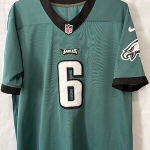 USED* Philadelphia Eagles DeVonta Smith #6 Nike Official NFL Jersey/Size-XL